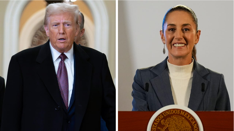 Sheinbaum recibe elogios de Trump por su postura ante aranceles de EUA