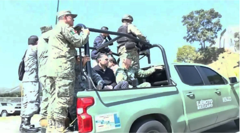 García Harfuch refuerza presencia federal en Michoacán con recorrido en Uruapan